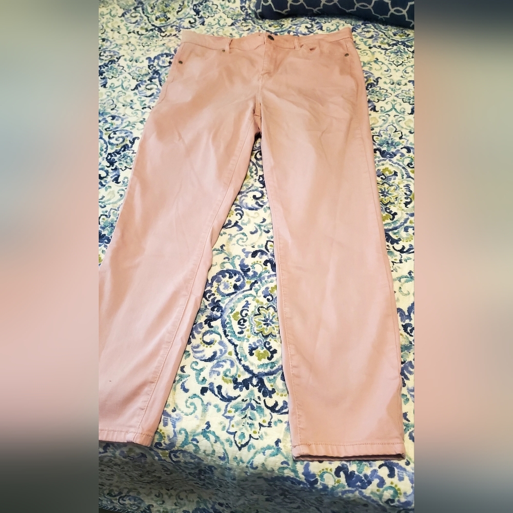 Buffalo David Bitton pink stretch jean.